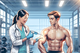 Bactericidal water injections: enhancing muscle recovery