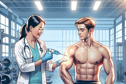 Bactericidal water injections: enhancing muscle recovery