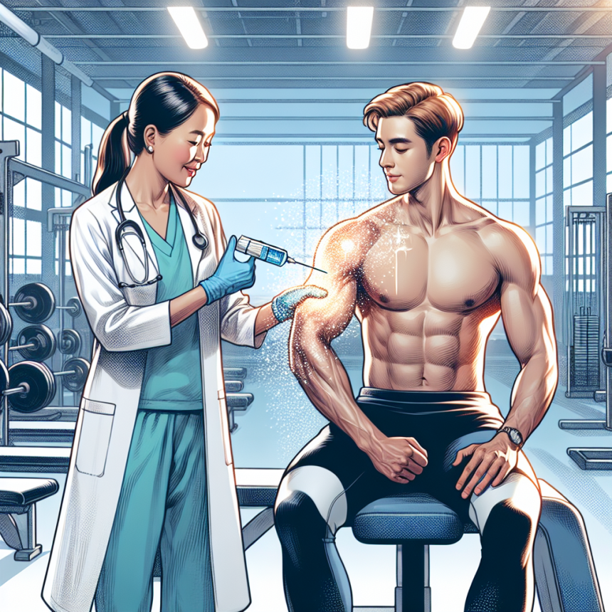 Bactericidal water injections: enhancing muscle recovery