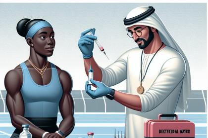 Proper use of bactericidal water injections in sports