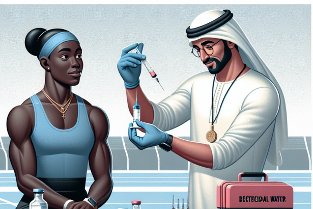 Proper use of bactericidal water injections in sports