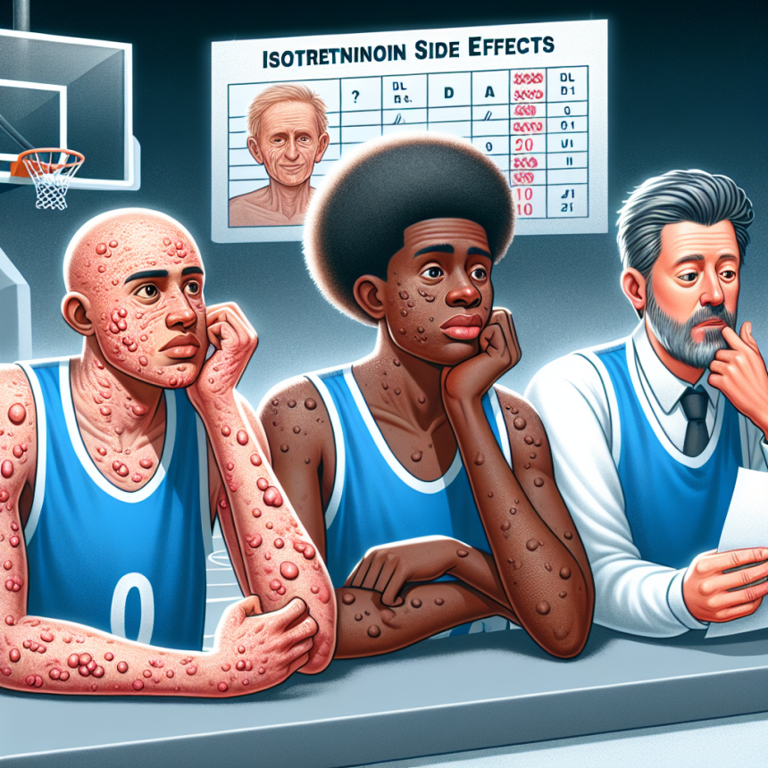 Side effects of isotretinoin on athletes