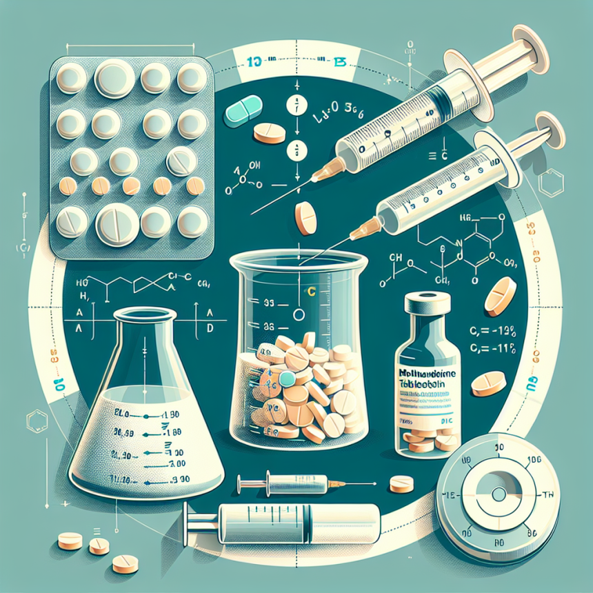 Volume calculation for methandienone compresse injections
