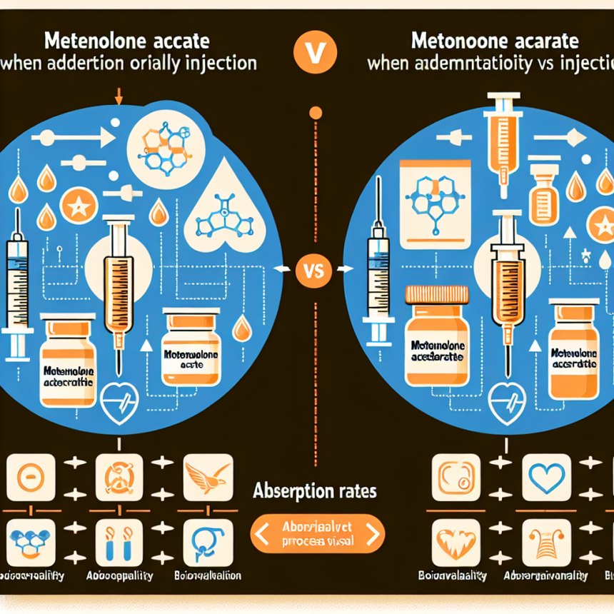 Bioavailability of acetato di metenolone: oral vs injectable comparison