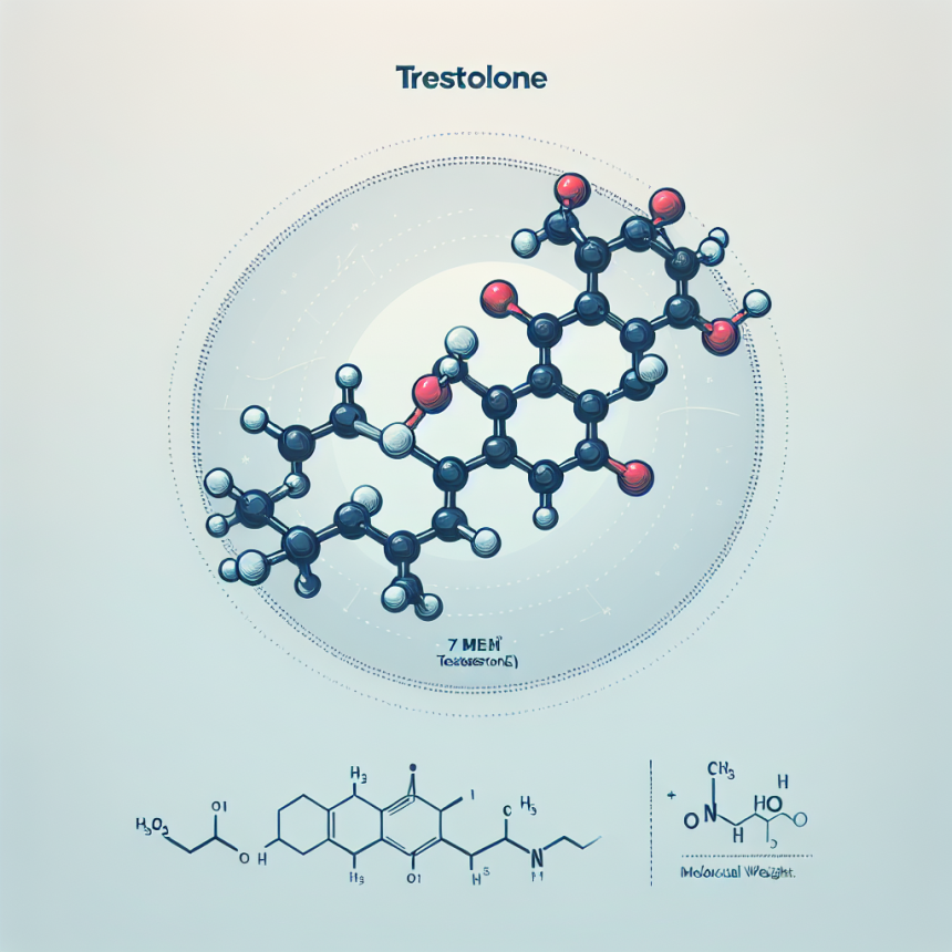 Molecular formula and weight of trestolone