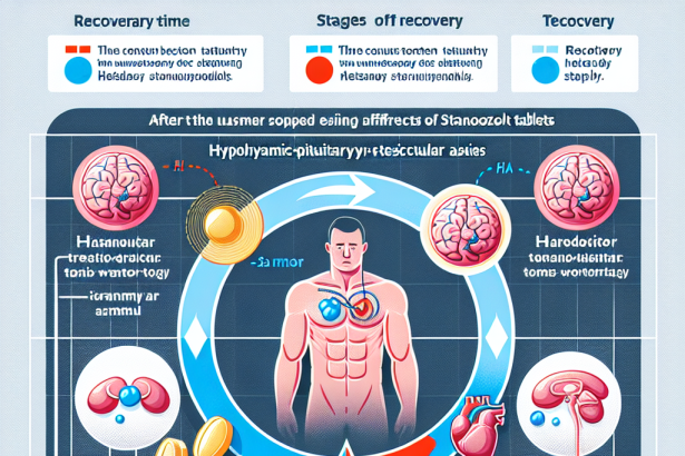 Time to recovery of hpta after stanozololo compresse