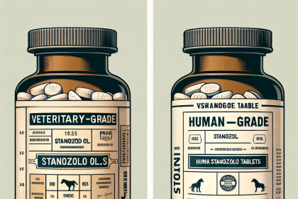 Veterinary vs human grade stanozololo compresse
