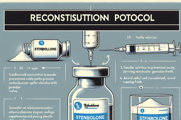 Reconstitution protocol for stenbolone
