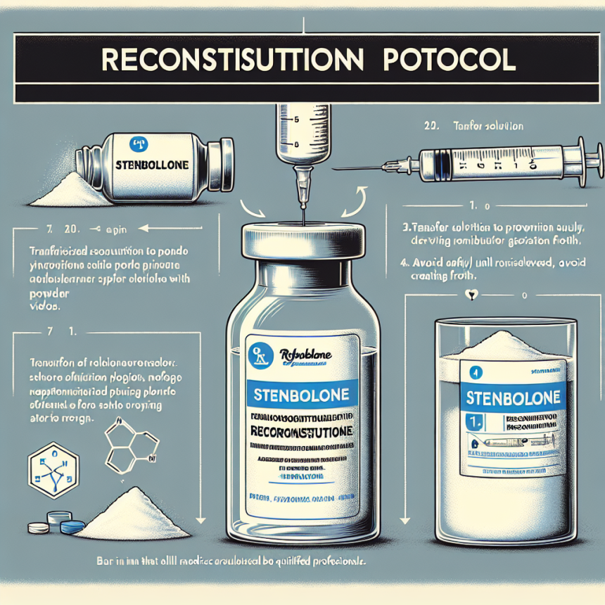 Reconstitution protocol for stenbolone